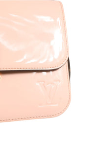 Louis Vuitton Pink Vernis and Monogram Canvas Cherrywood BB Shoulder Women's Bag (Authentic Pre-Loved)