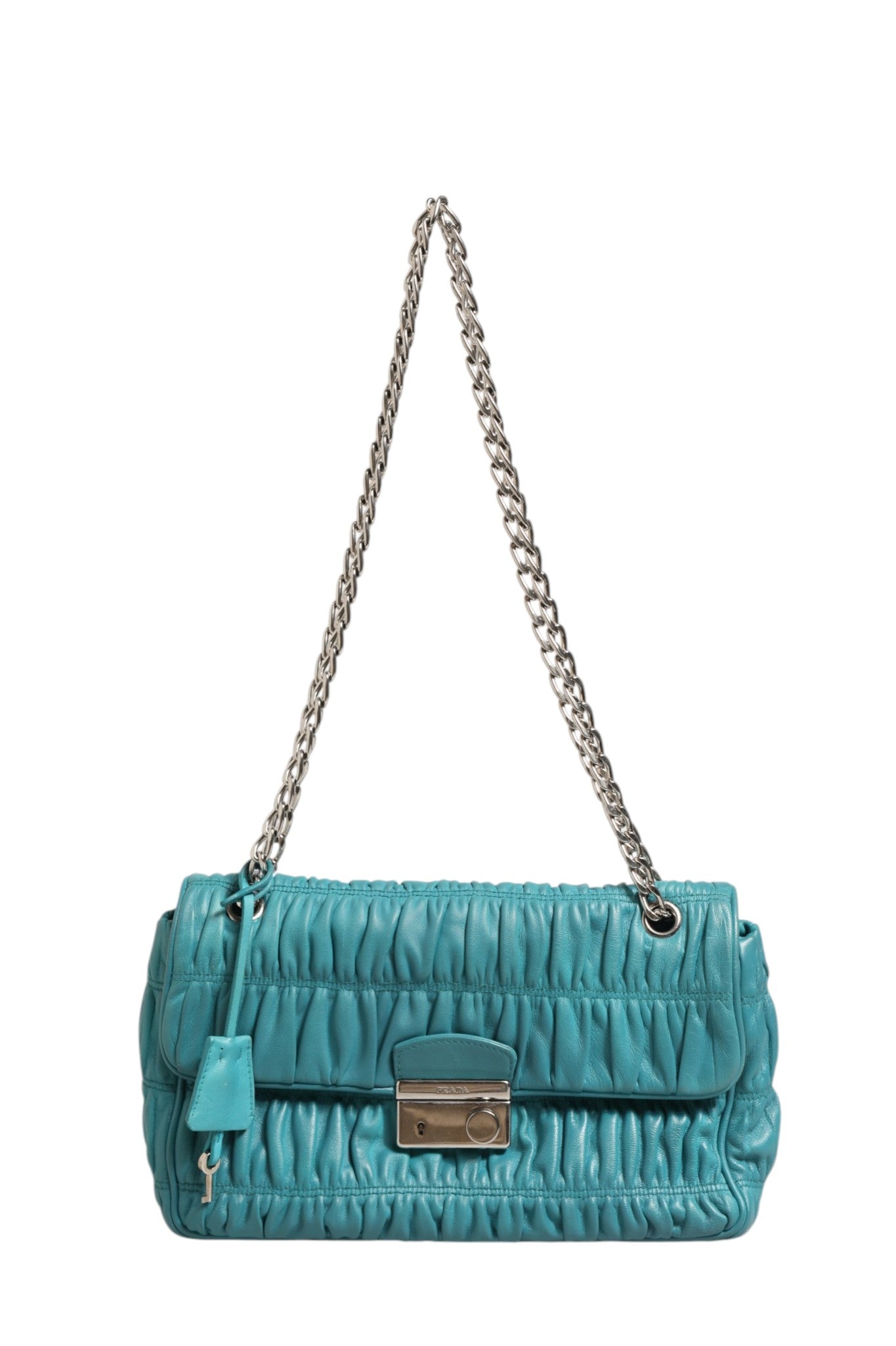 Prada Nappa Gaufre Flap Women's Bag (Authentic Pre-Loved)