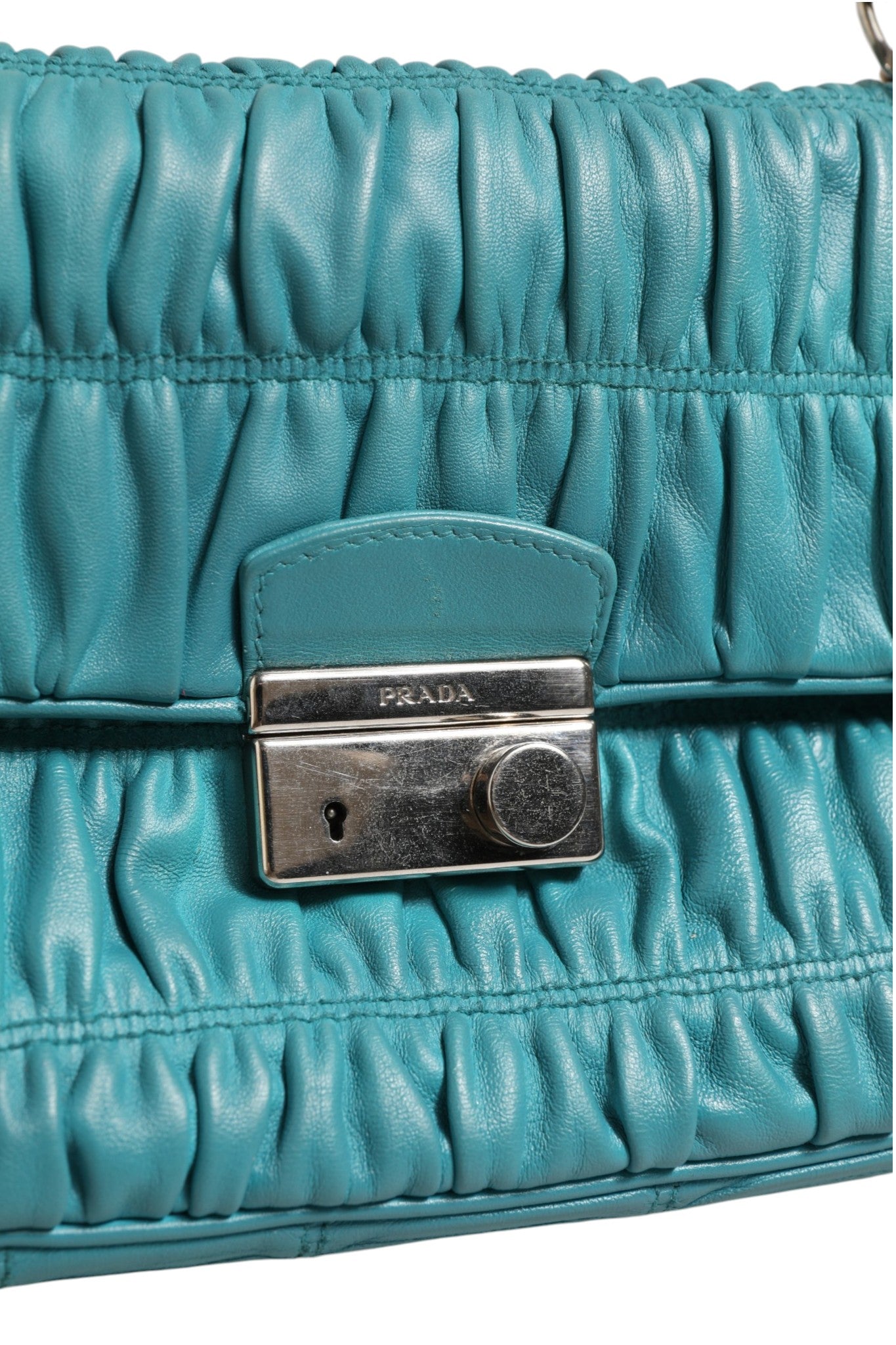Prada Nappa Gaufre Flap Women's Bag (Authentic Pre-Loved)