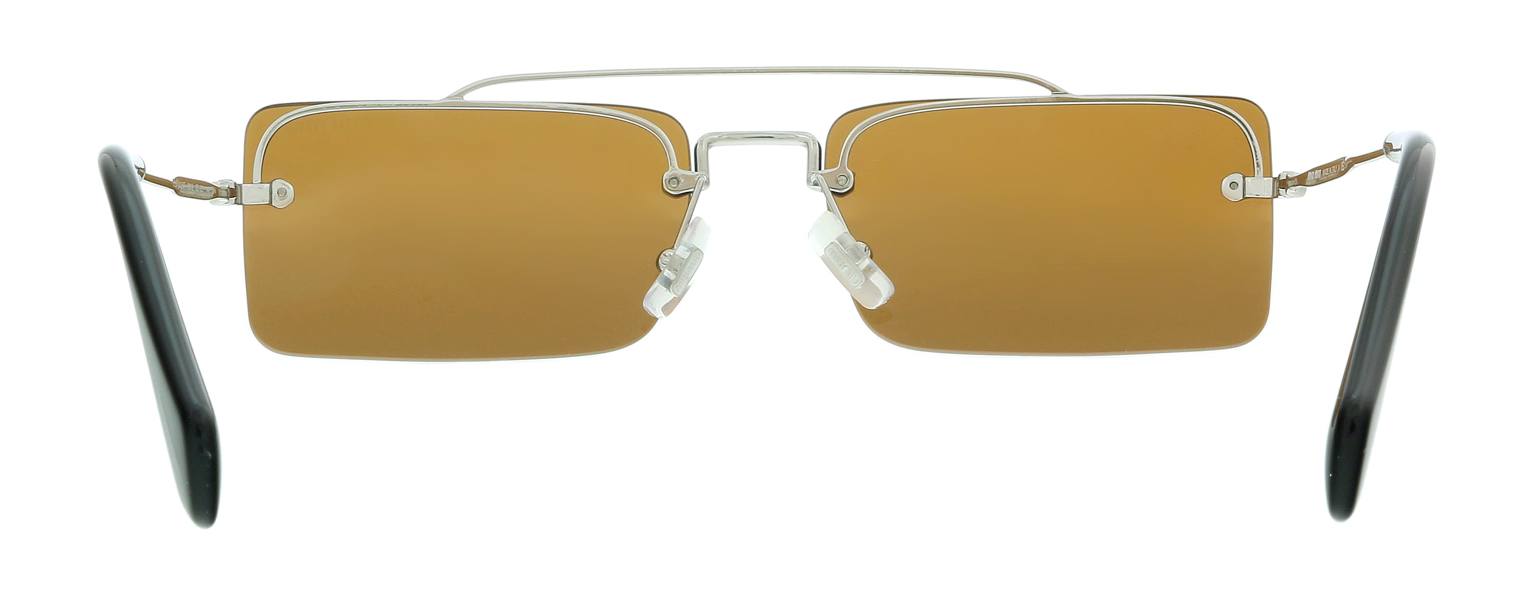 Miu Miu Grey Round 0MU 06SS C8O1A0 Sunglasses