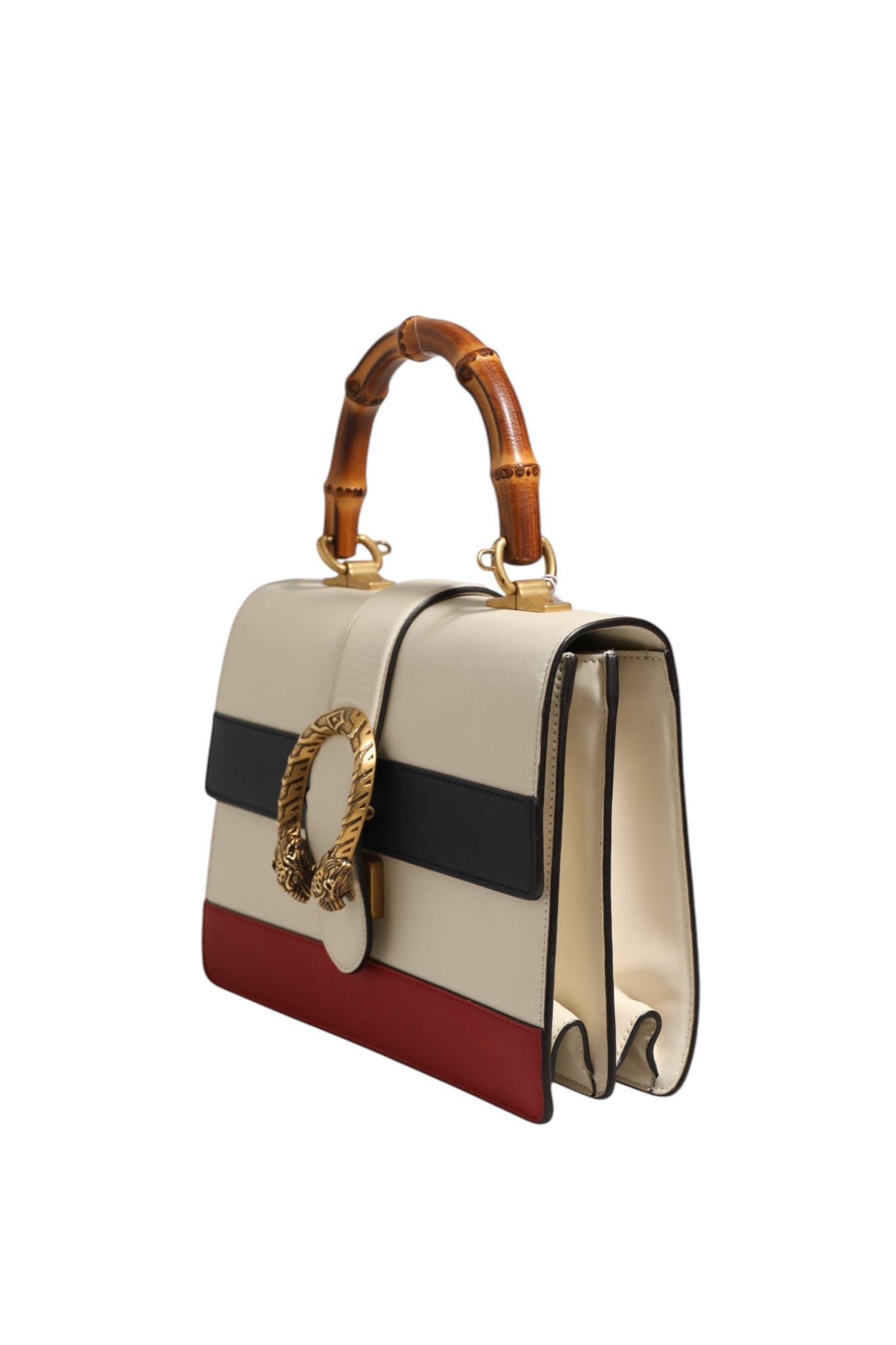 Gucci Dionysus Bamboo Top Handle Bag Colorblock Women's Leather (Authentic Pre-Loved)