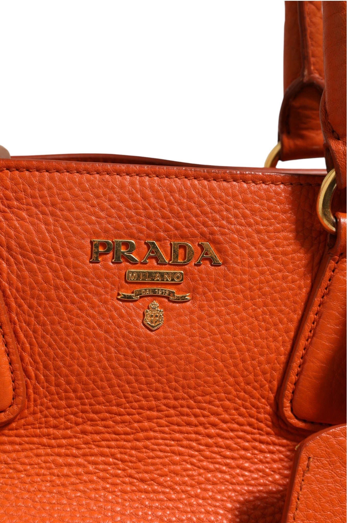 Prada Vitello Daino Leather Tote Women's Bag (Pre-Loved)