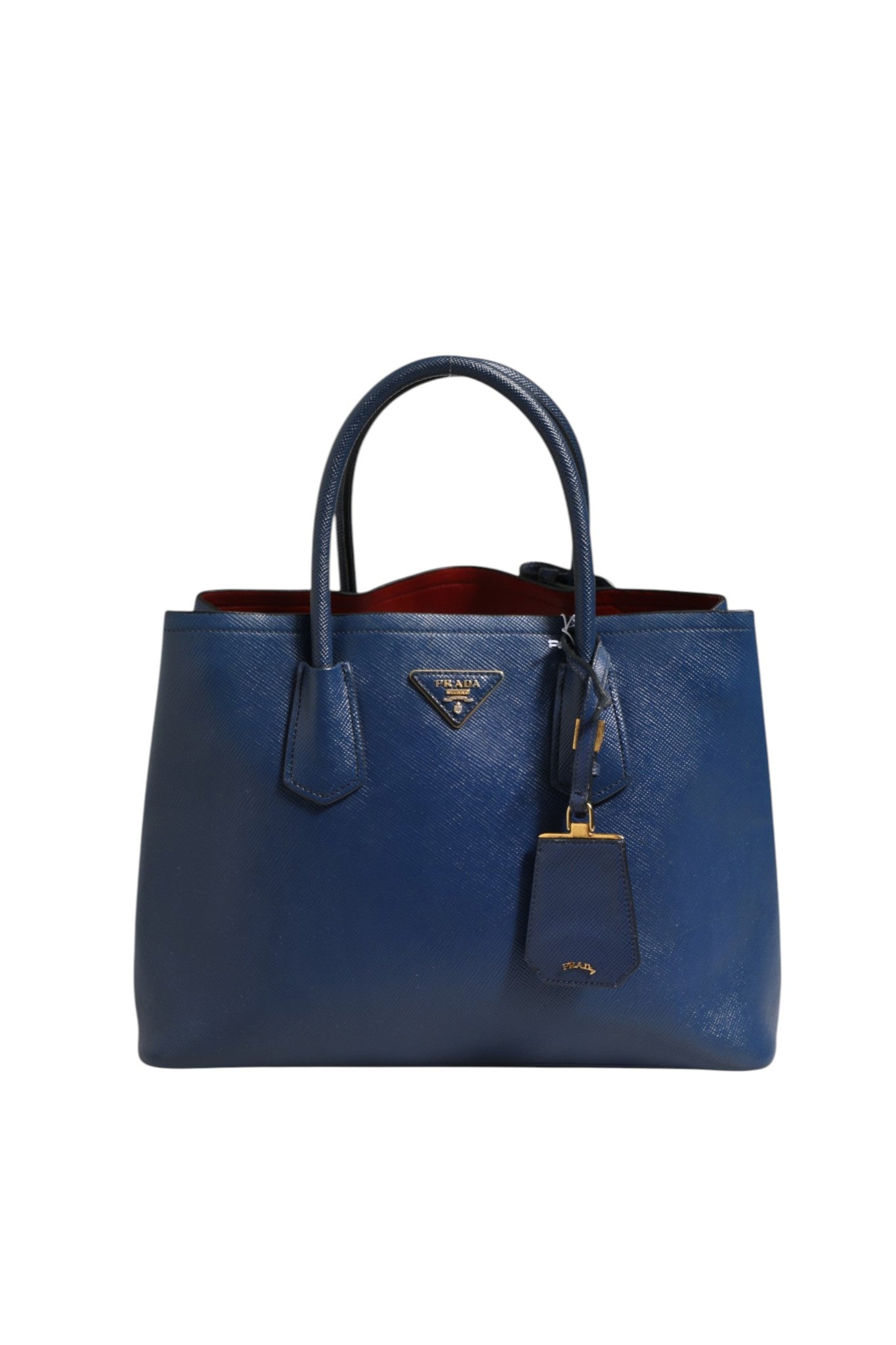 Prada Blue Saffiano Leather 2way Women's Bag (Authentic Pre-Loved)