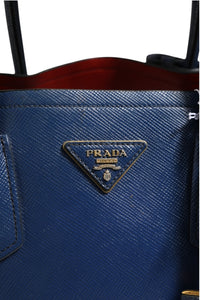 Prada Blue Saffiano Leather 2way Women's Bag (Authentic Pre-Loved)