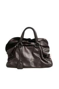 Prada Metallic Nappa Leather Ruffle Shoulder Women's Bag (Authentic Pre-Loved)