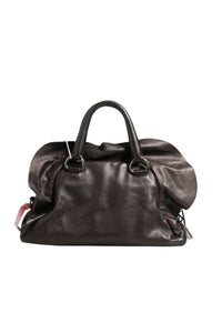 Prada Metallic Nappa Leather Ruffle Shoulder Women's Bag (Authentic Pre-Loved)