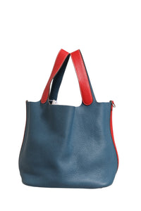 Hermès Picotin Lock 22 Bicolor Women's Clemence (Authentic Pre-Loved)