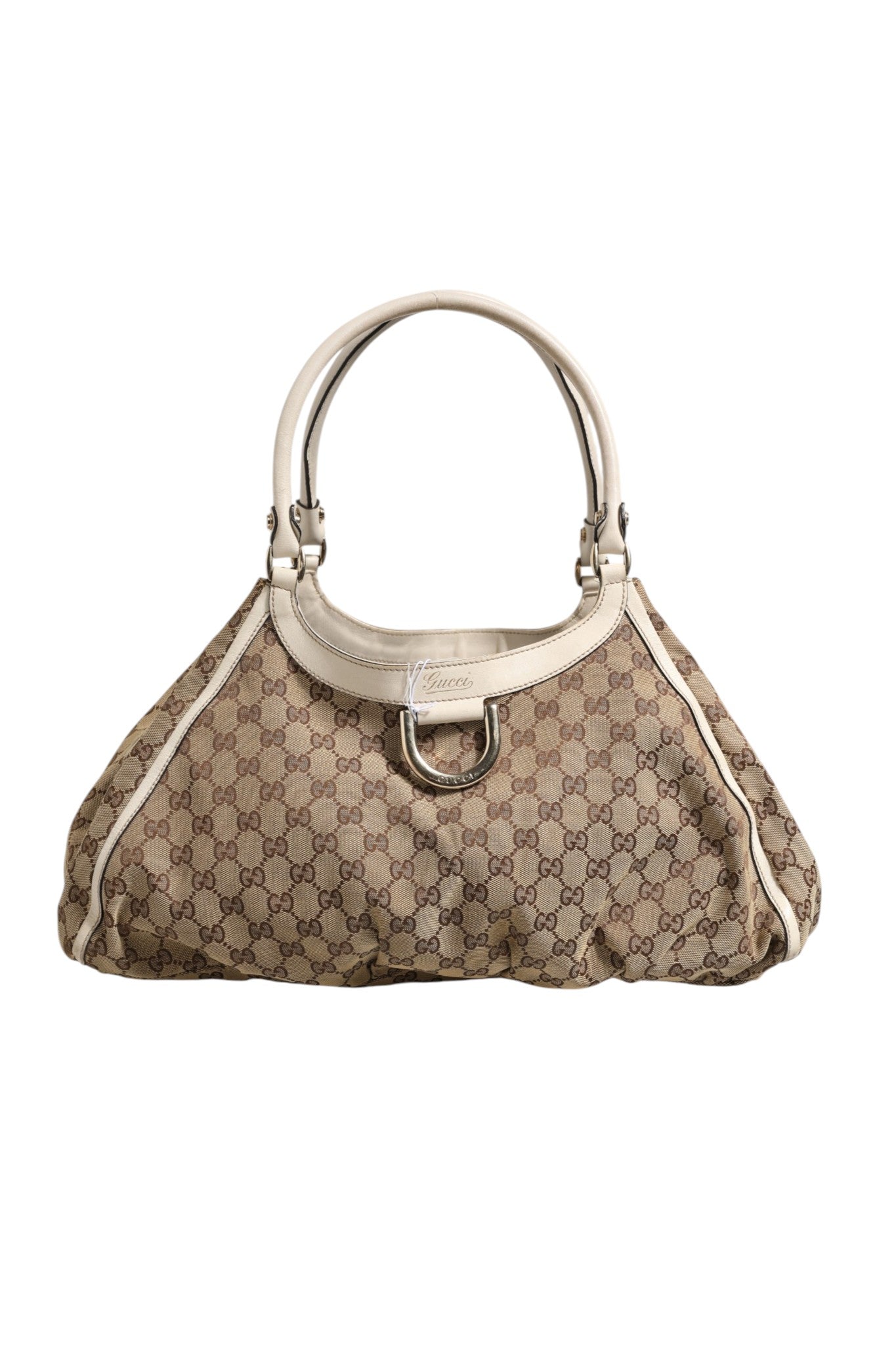 Gucci Canvas Abbey D Ring Shoulder Women's Bag (Authentic Pre-Loved)
