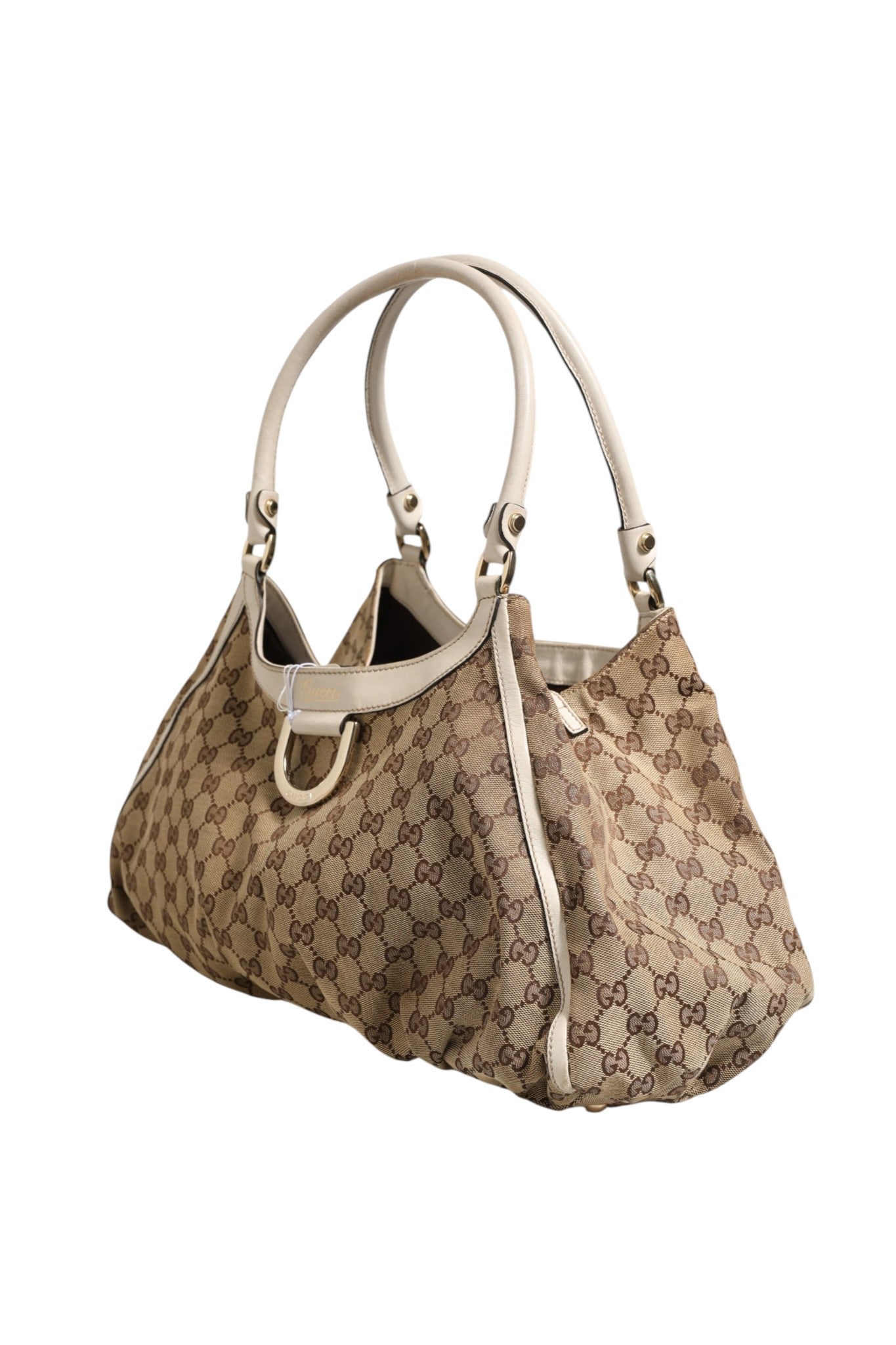 Gucci Canvas Abbey D Ring Shoulder Women's Bag (Authentic Pre-Loved)