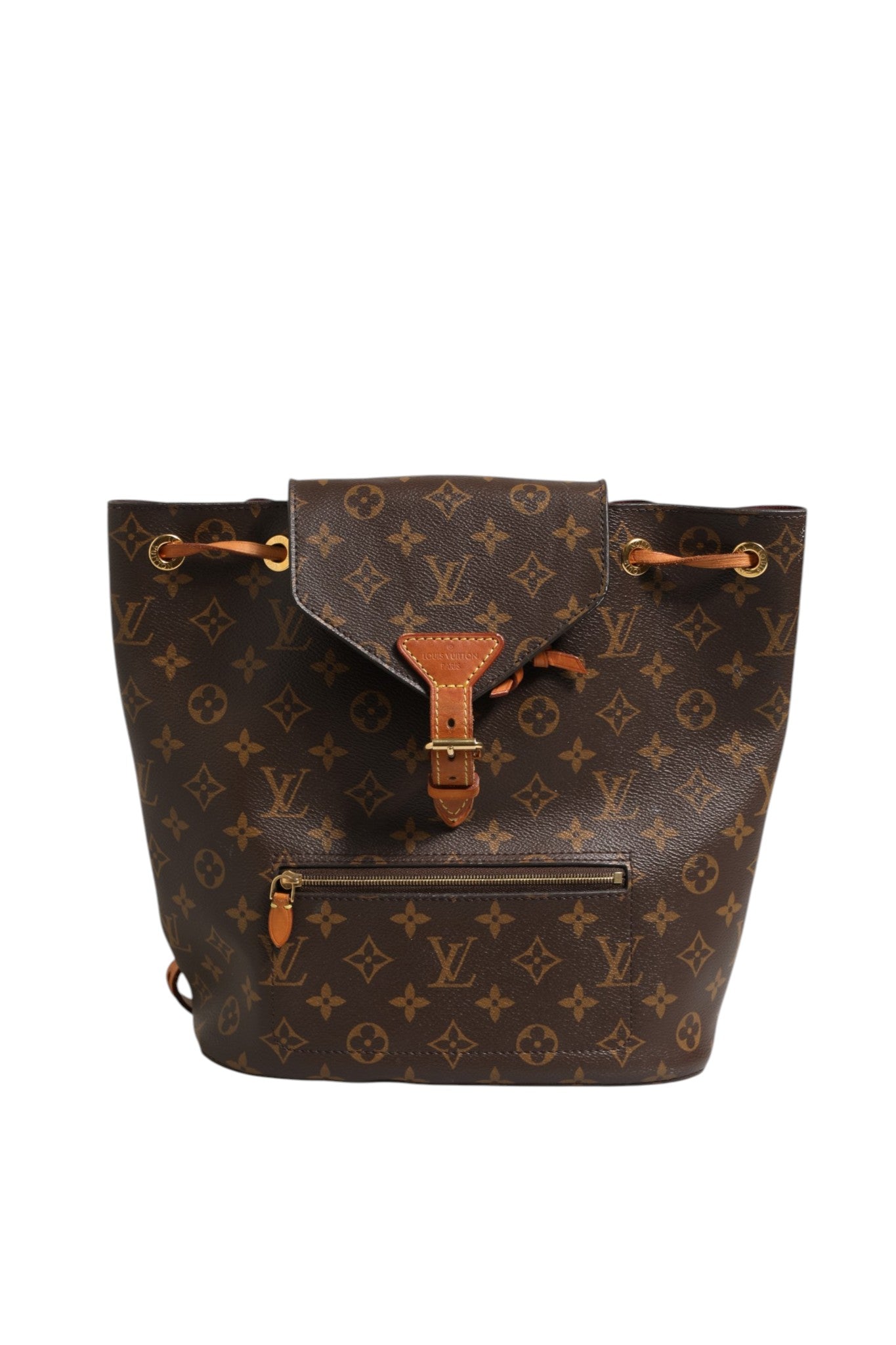 Louis Vuitton Monogram Canvas Montsouris Women's Backpack (Authentic Pre-Loved)