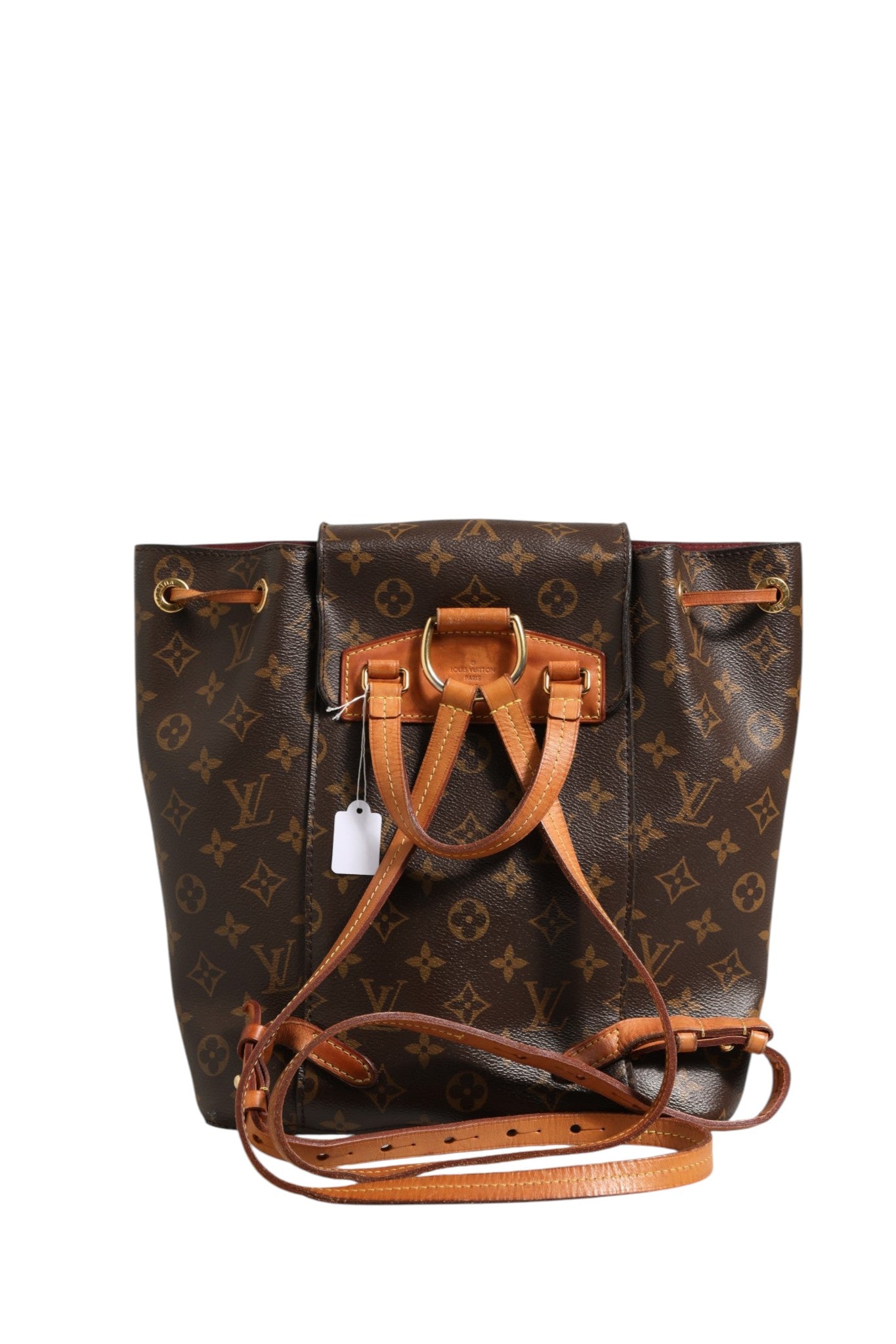 Louis Vuitton Monogram Canvas Montsouris Women's Backpack (Authentic Pre-Loved)