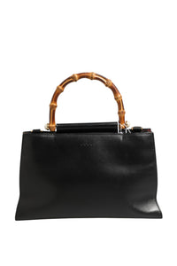 Gucci Nymphaea Bamboo Top Handle Leather Women's Bag (Authentic Pre-Loved)
