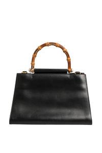Gucci Nymphaea Bamboo Top Handle Leather Women's Bag (Authentic Pre-Loved)