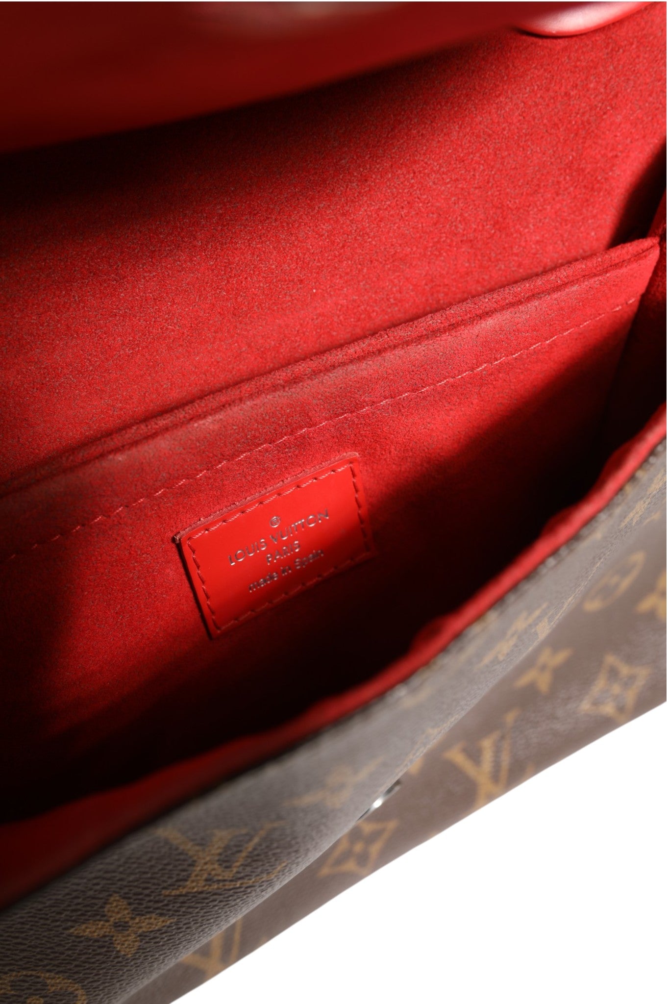 Louis Vuitton Saint Michel Monogram Epi Shoulder Bag Women's Coquelicot (Authentic Pre-Loved)