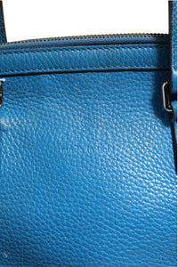 Gucci Blue Leather Dome Women's Handbag (Authentic Pre-Loved)
