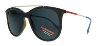 Prada 0PS 02TS U61144 Lifestyle Brown Round Sunglasses