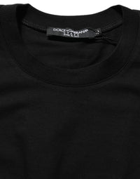 Dolce & Gabbana Black Long Sleeves Crew Neck Pullover Women's Sweater