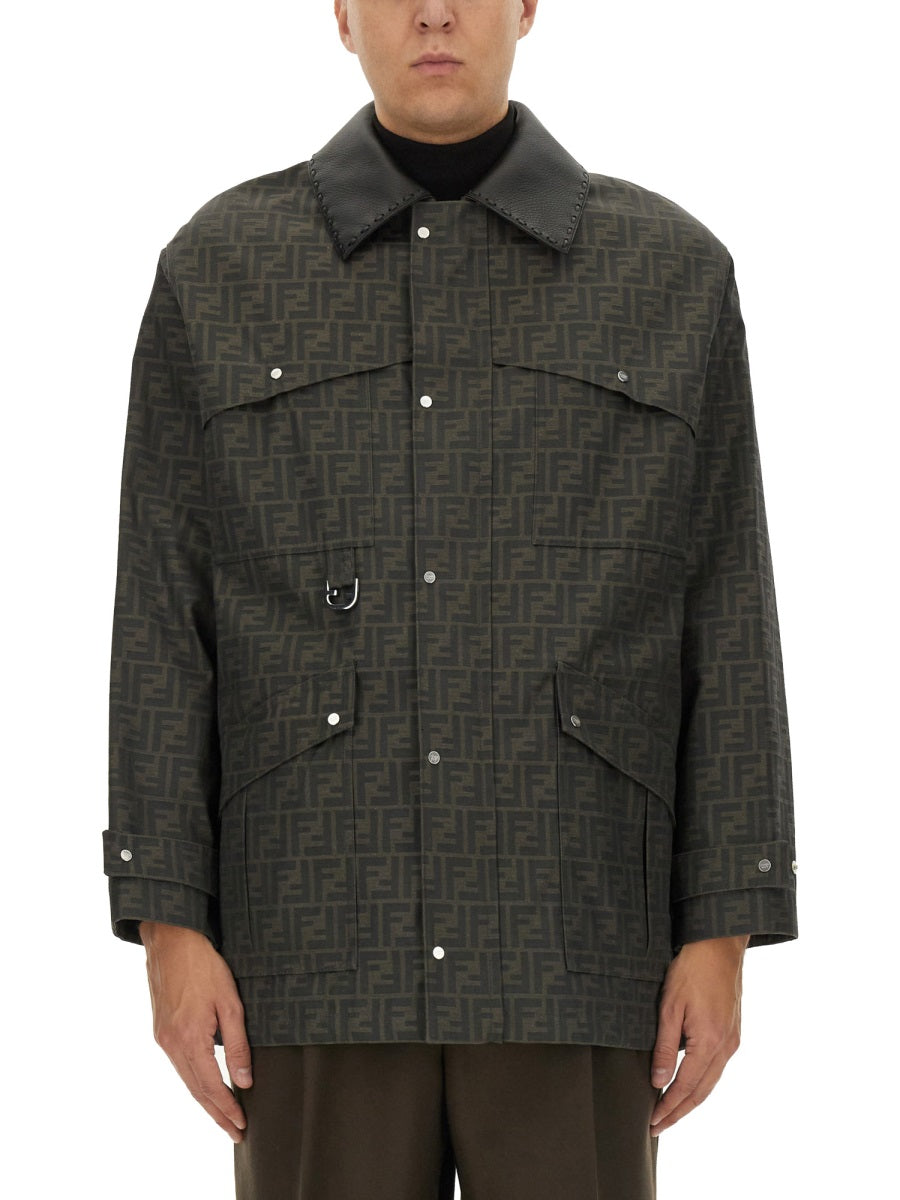 FENDI Fendi Men Blouson In Jacquard "Ff"