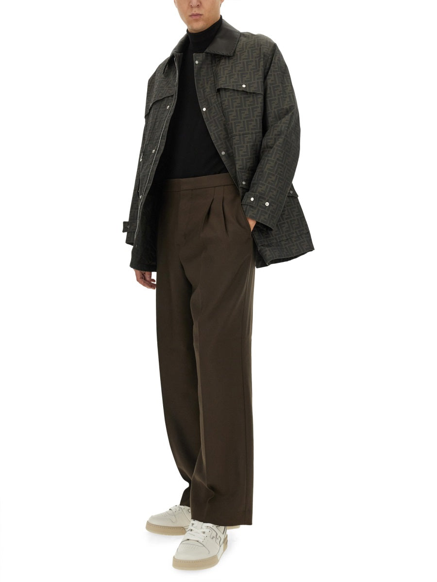 FENDI Fendi Men Blouson In Jacquard "Ff"