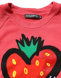 Dolce & Gabbana Dolce & Gabbana Multicolor StrawberryPrint Sweatshirt Women's Sweater