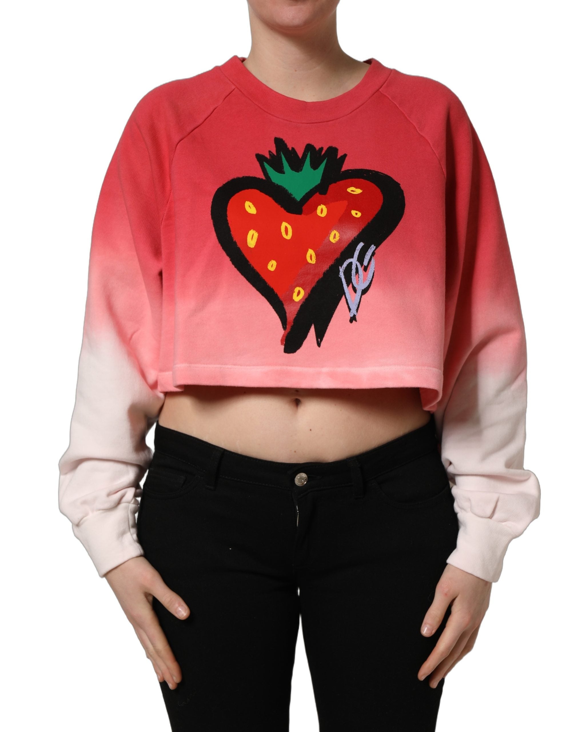 Dolce & Gabbana Dolce & Gabbana Multicolor StrawberryPrint Sweatshirt Women's Sweater