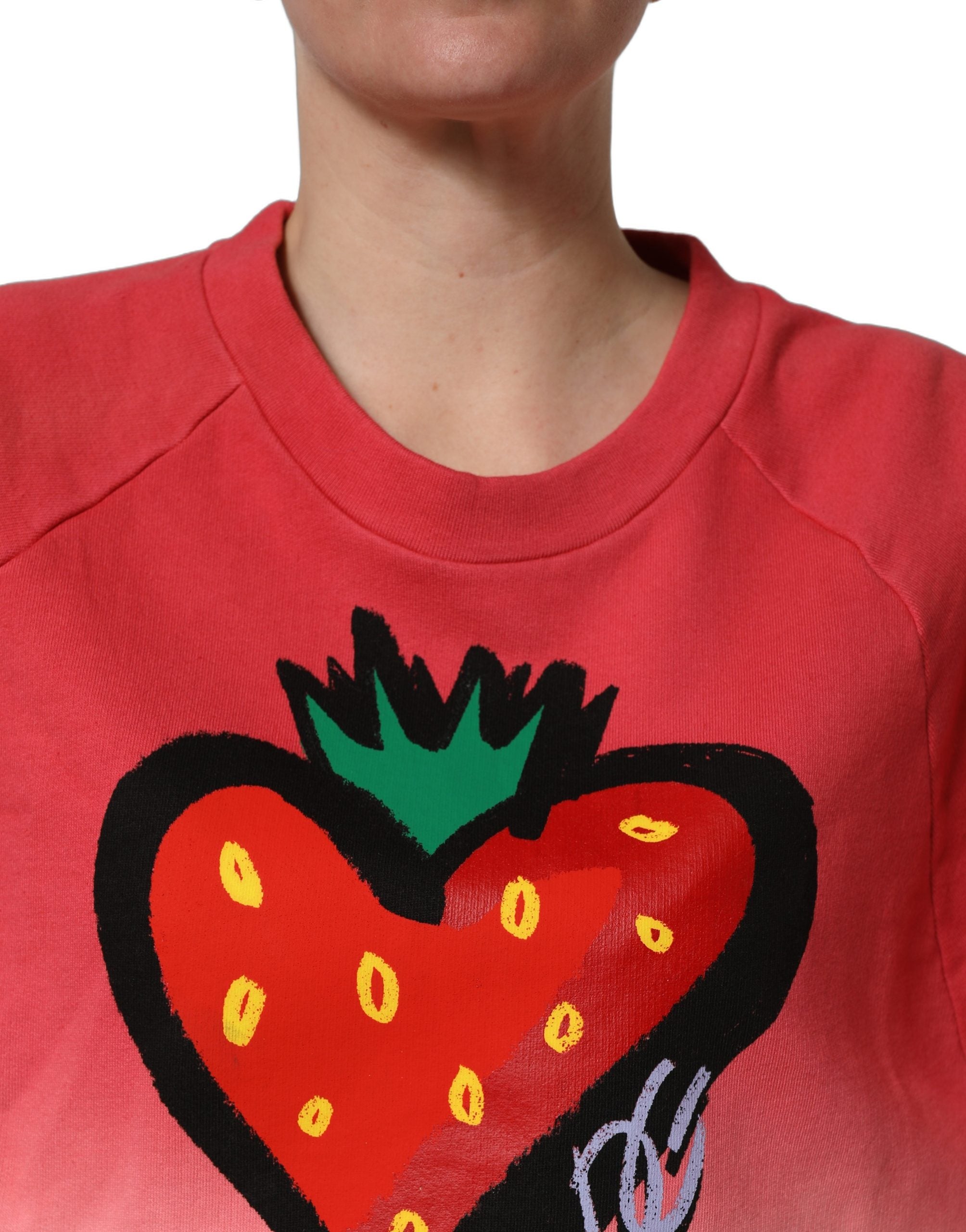 Dolce & Gabbana Dolce & Gabbana Multicolor StrawberryPrint Sweatshirt Women's Sweater