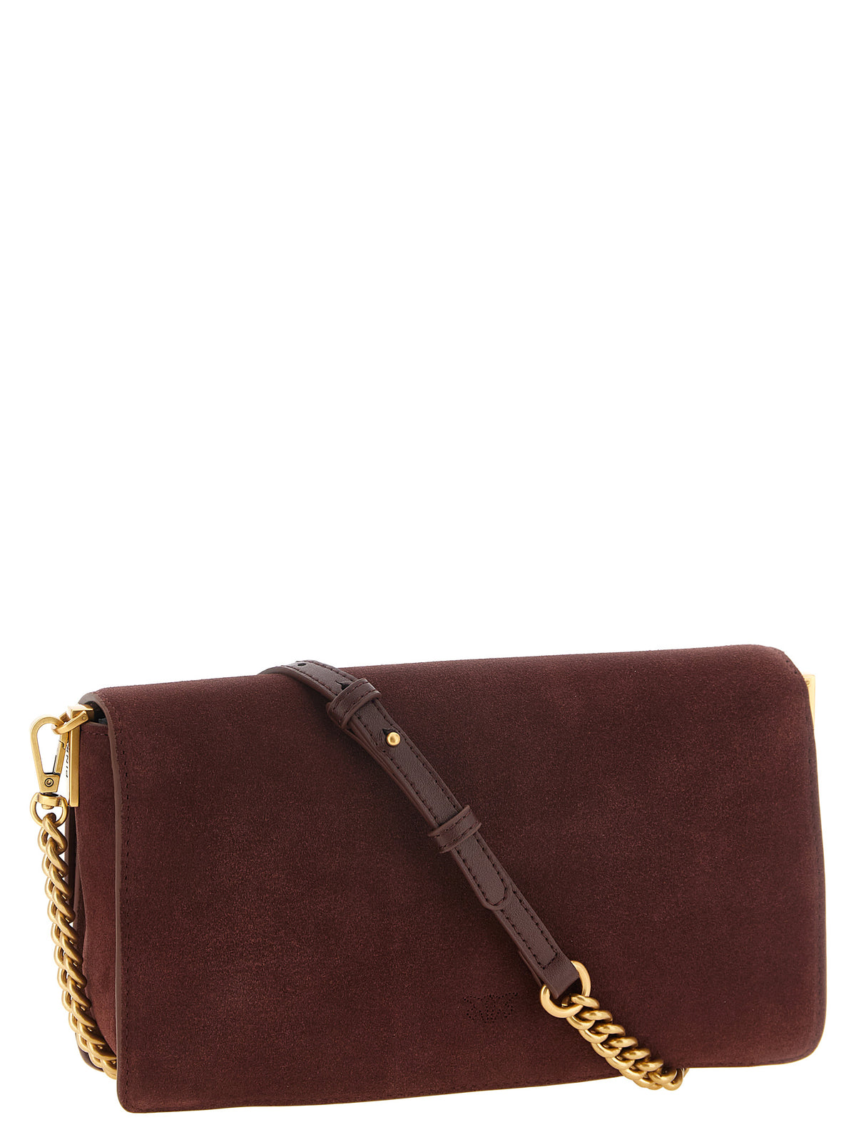 Pinko Women Classic Burgundy 'Love One Slouchy' Shoulder Bag