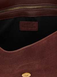Pinko Women Classic Burgundy 'Love One Slouchy' Shoulder Bag