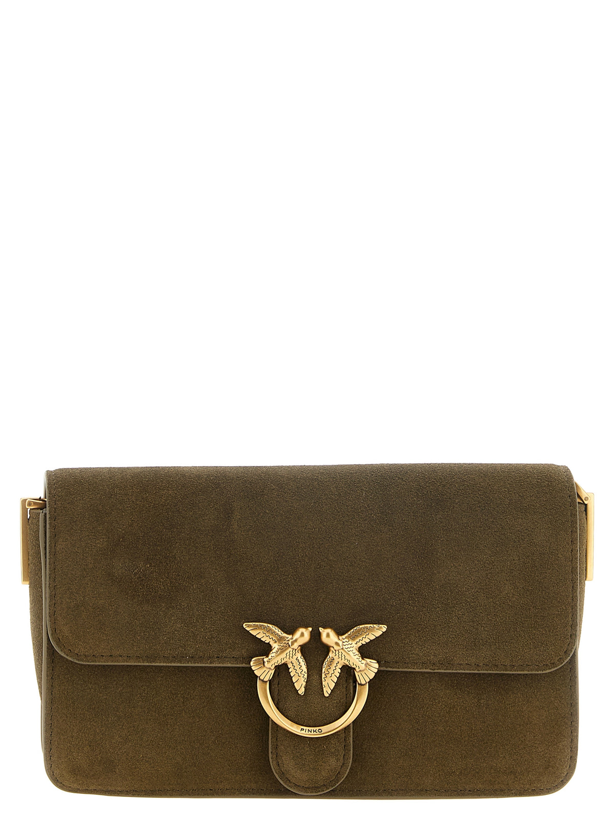 Pinko Women 'Love One Slouchy' Classic Green Shoulder Bag