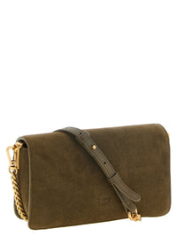Pinko Women 'Love One Slouchy' Classic Green Shoulder Bag