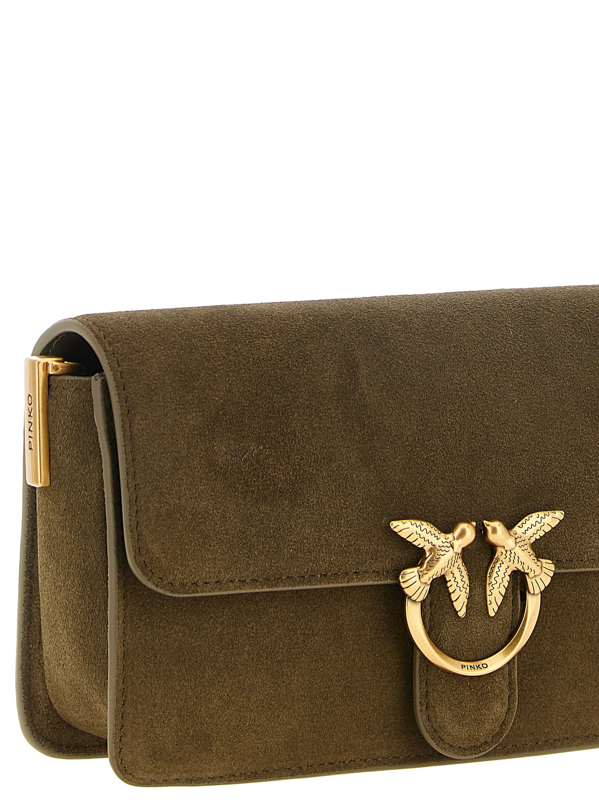 Pinko Women 'Love One Slouchy' Classic Green Shoulder Bag
