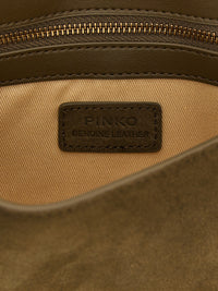 Pinko Women 'Love One Slouchy' Classic Green Shoulder Bag