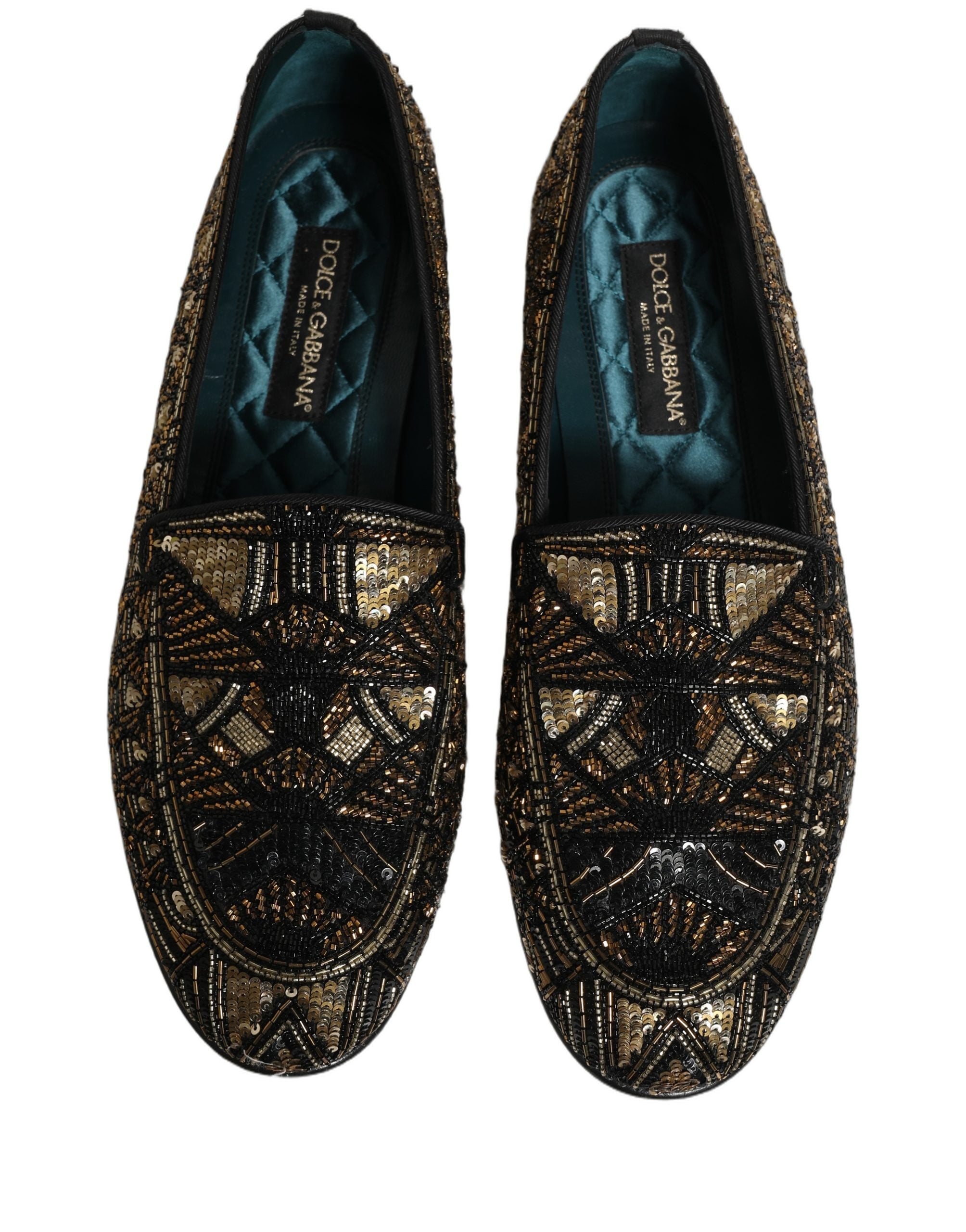 Dolce & Gabbana Black Gold Embellished Slip On Loafers Men's Shoes – Bluefly Dolce & Gabbana Black Gold Embellished Slip On Loafers Men's Shoes – Bluefly