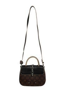 Louis Vuitton Calfskin Monogram Chain It Bag PM Women's Black (Authentic Pre-Loved)