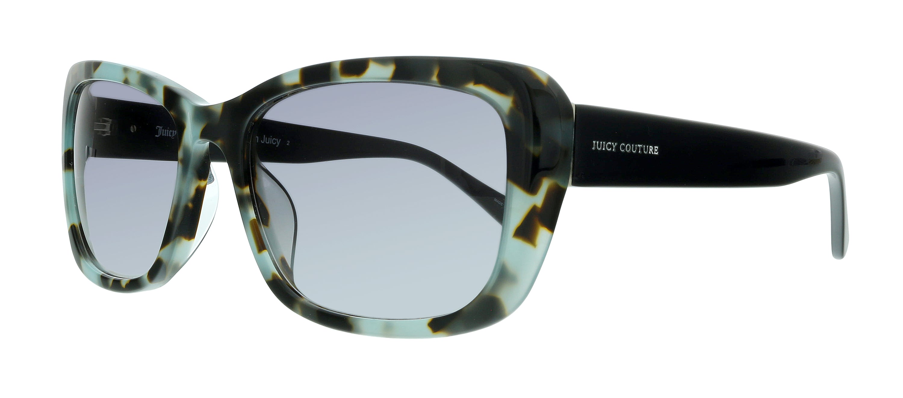 Juicy Couture Green Havana Rectangle JU 613/G/S 9O 0XGW Sunglasses