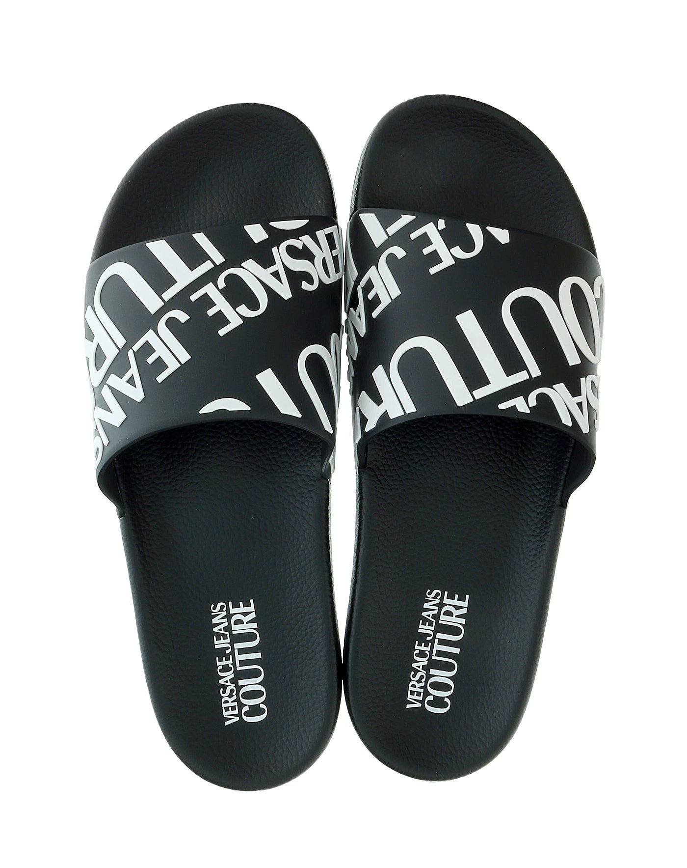 Versace Jeans Couture Bold Monochrome Logo Slides