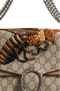 Gucci Supreme Monogram Bee Embroidered Shoulder Women's Bag (Authentic Pre-Loved)