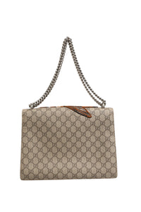 Gucci Supreme Monogram Bee Embroidered Shoulder Women's Bag (Authentic Pre-Loved)