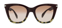 Rag & Bone Burgundy Havana Square RNB1029/G/S HA 0YDC Sunglasses