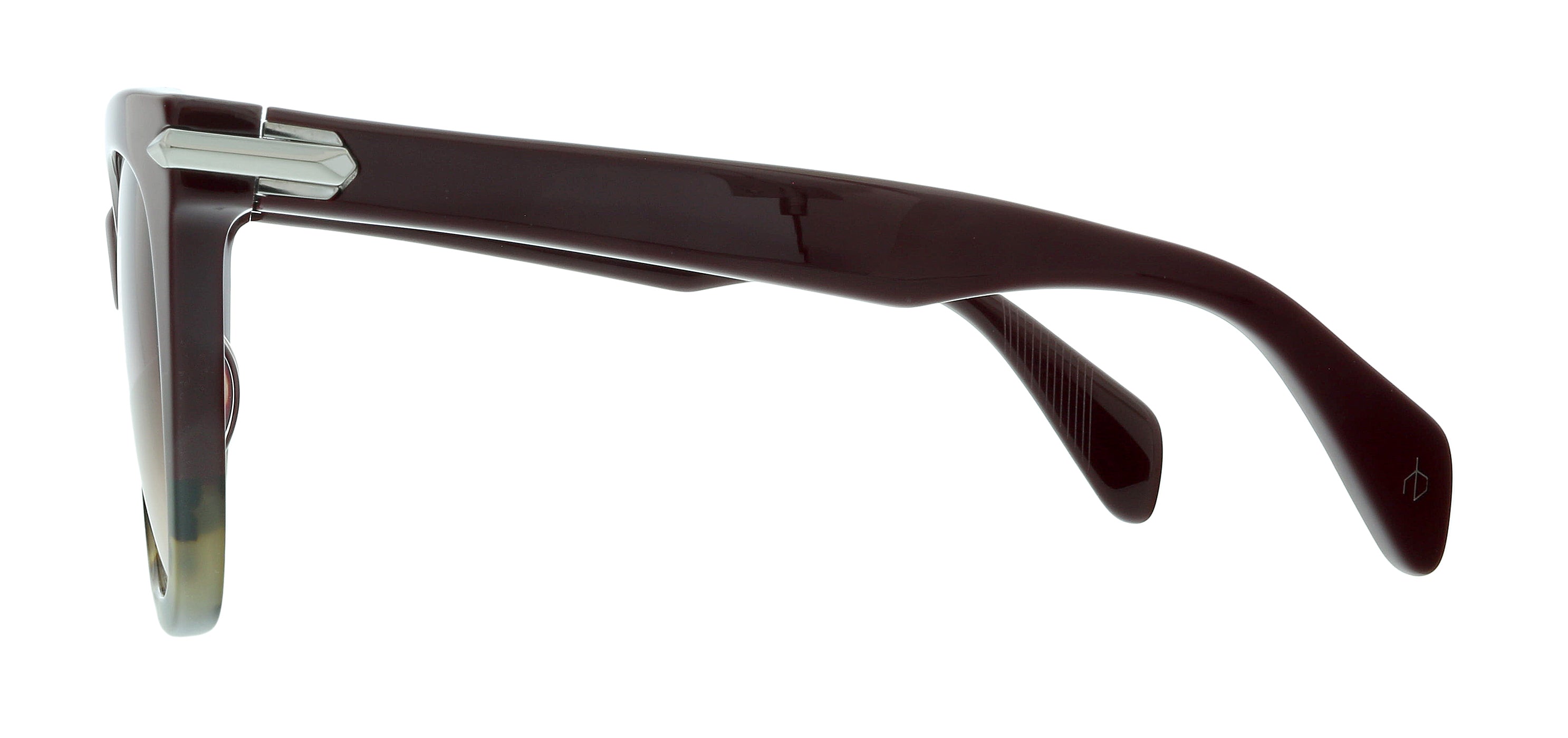 Rag & Bone Burgundy Havana Square RNB1029/G/S HA 0YDC Sunglasses