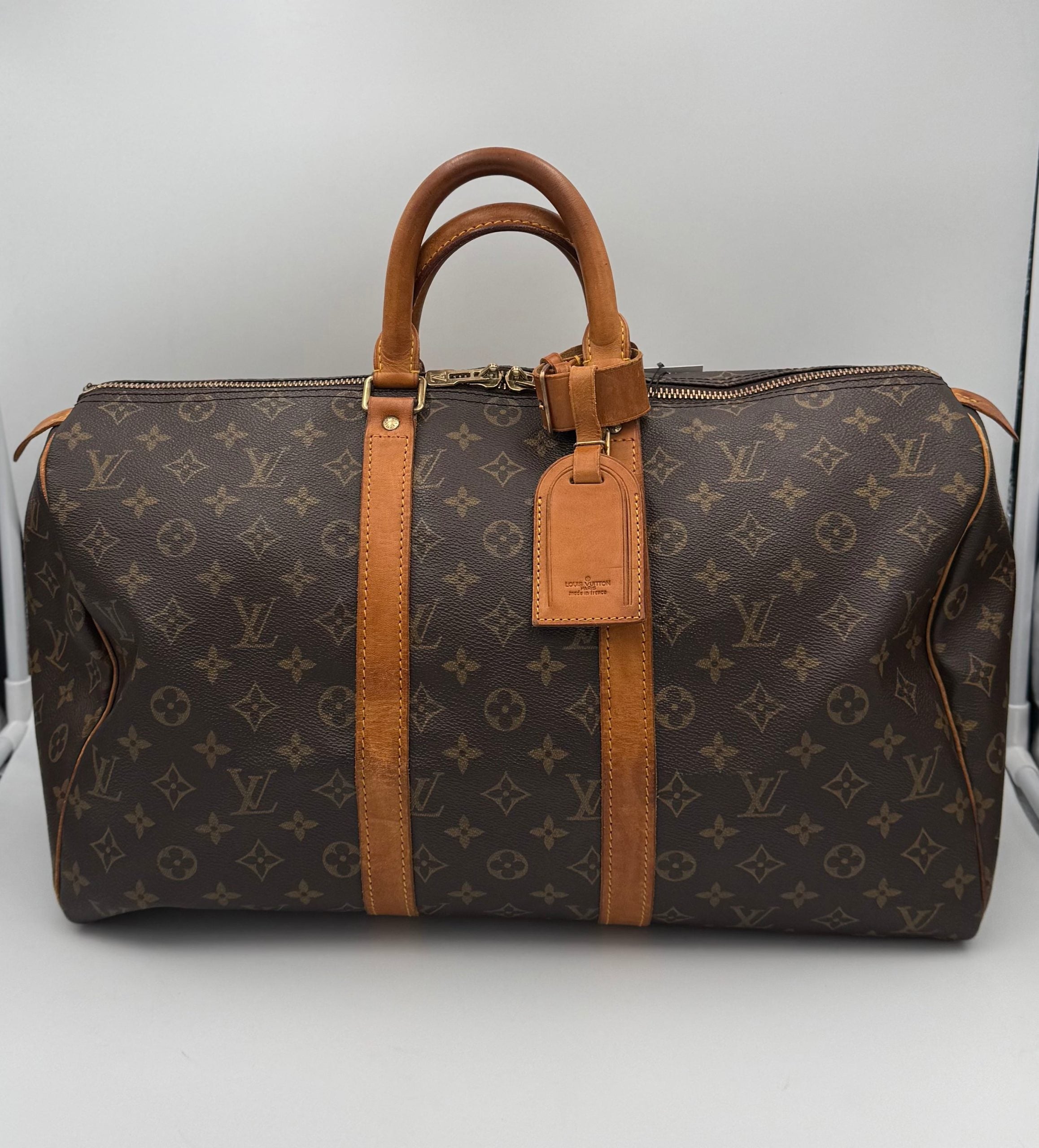 Louis Vuitton LOUIS VUITTON KEEPALL 45 Monogram Handbag (Authentic Pre-Loved)