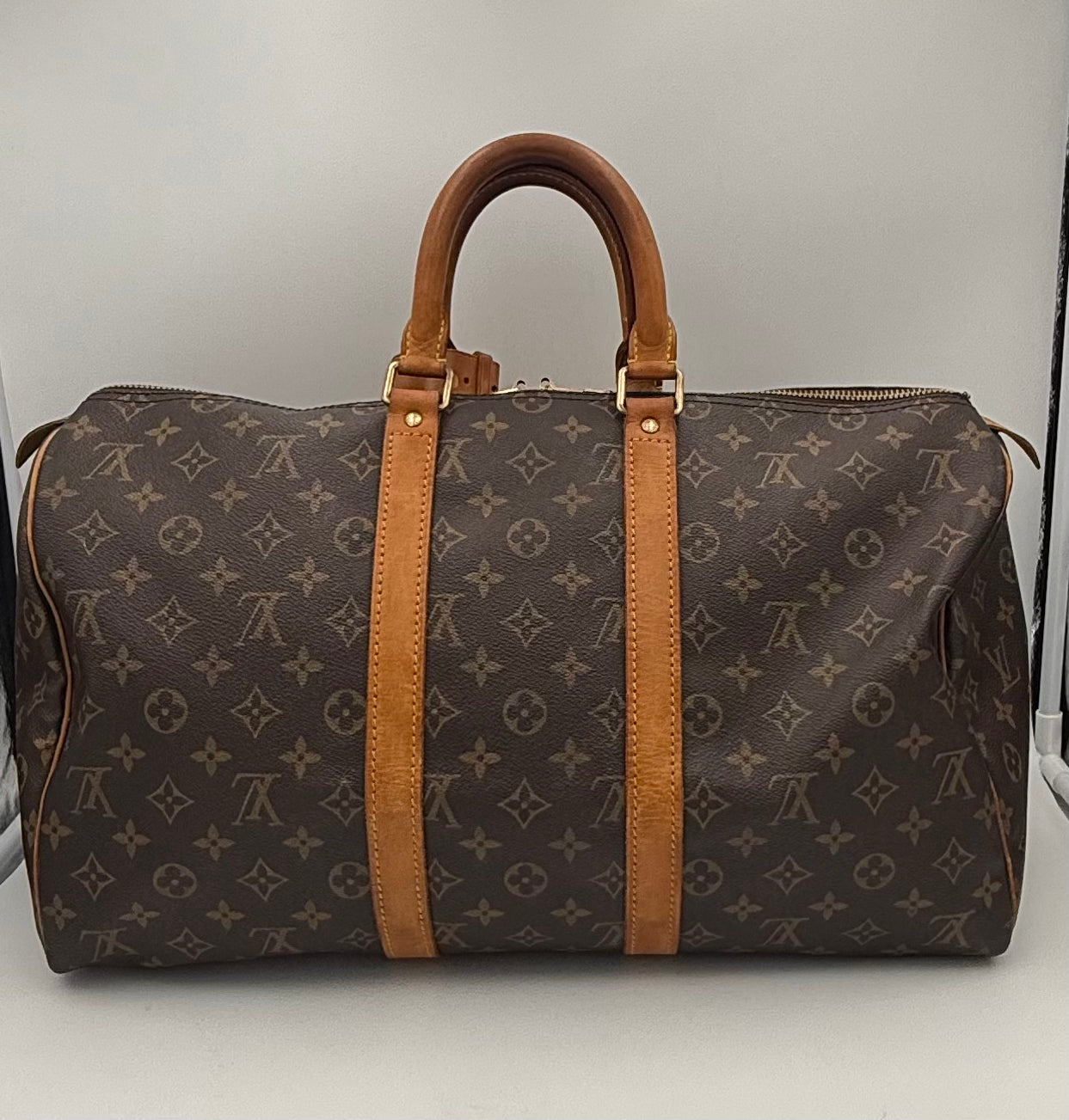 Louis Vuitton LOUIS VUITTON KEEPALL 45 Monogram Handbag (Authentic Pre-Loved)
