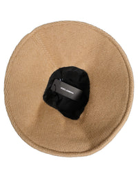 Dolce & Gabbana Women Brown Cotton Knit WideBrim Bucket Capello Women's Hat