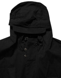 Dolce & Gabbana Black Nylon Men Hooded Windbreaker Men's Jacket