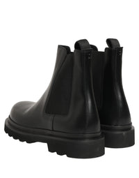 Dolce & Gabbana Black Chelsea Boots Leather Slip On Men Men's Shoes