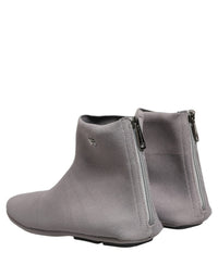 Dolce & Gabbana Gray Stretch Mesh Men Ankle Boots Men's Shoes