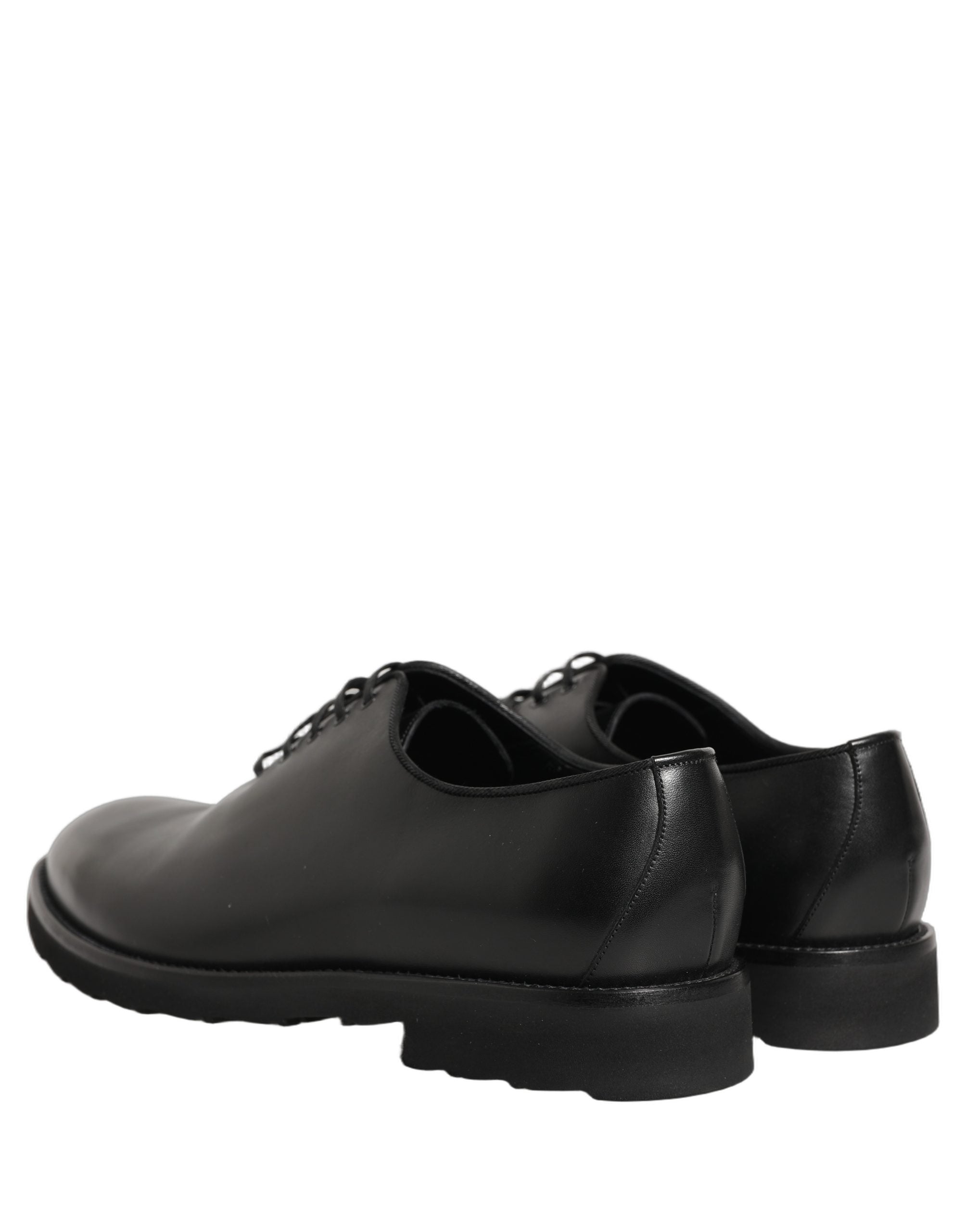 Dolce & Gabbana Dolce & Gabbana Black Leather Men Oxford Dress Formal Men's Shoes