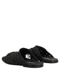 Dolce & Gabbana Dolce & Gabbana Black Mules Slides Slippers Men Flats Men's Shoes