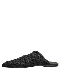 Dolce & Gabbana Dolce & Gabbana Black Mules Slides Slippers Men Flats Men's Shoes