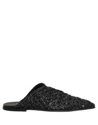Dolce & Gabbana Dolce & Gabbana Black Mules Slides Slippers Men Flats Men's Shoes